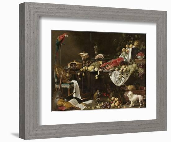 Banquet Still Life, 1644-Adriaen van Utrecht-Framed Premium Giclee Print