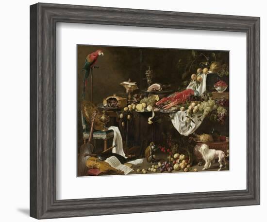 Banquet Still Life, 1644-Adriaen van Utrecht-Framed Giclee Print