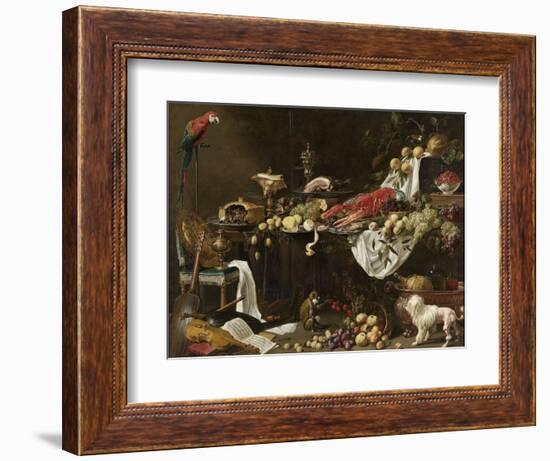 Banquet Still Life, 1644-Adriaen van Utrecht-Framed Giclee Print