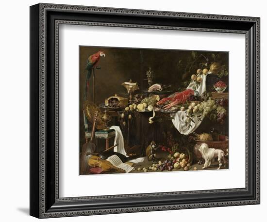 Banquet Still Life, 1644-Adriaen van Utrecht-Framed Giclee Print