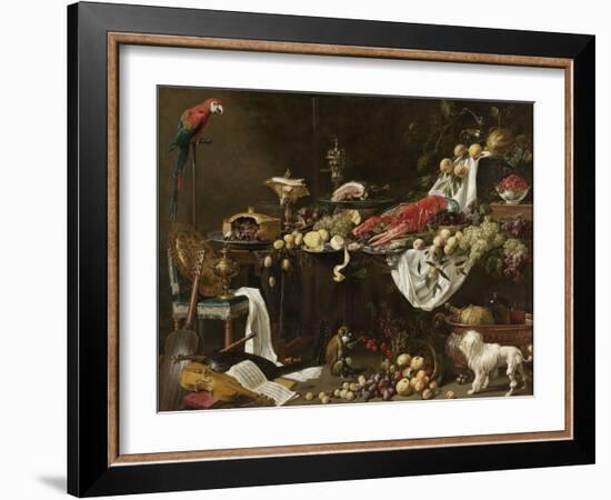 Banquet Still Life, 1644-Adriaen van Utrecht-Framed Giclee Print