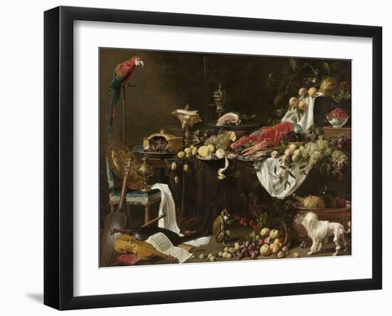 Banquet Still Life, 1644-Adriaen van Utrecht-Framed Giclee Print