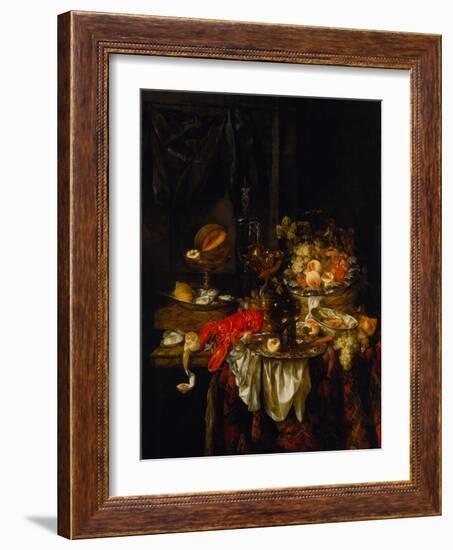 Banquet Still Life, 1667-Abraham Hendricksz van Beijeren-Framed Giclee Print