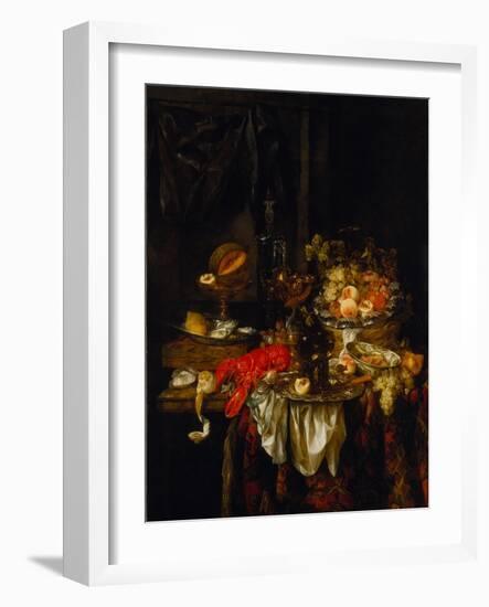 Banquet Still Life, 1667-Abraham Hendricksz van Beijeren-Framed Giclee Print