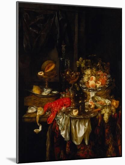 Banquet Still Life, 1667-Abraham Hendricksz van Beijeren-Mounted Giclee Print
