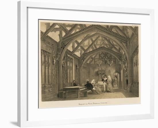 Banquetting Room, Bramhall, Cheshire-Joseph Nash-Framed Giclee Print