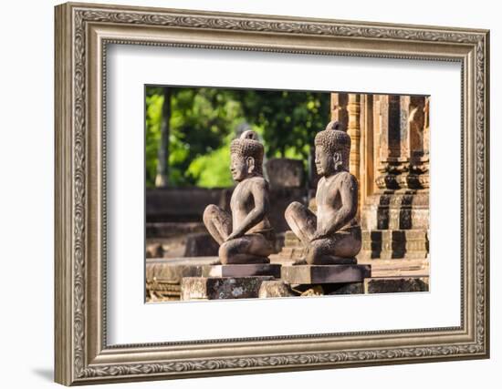 Banteay Srei Temple in Angkor-Michael Nolan-Framed Photographic Print