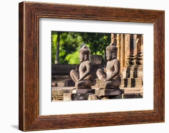 Banteay Srei Temple in Angkor-Michael Nolan-Framed Photographic Print