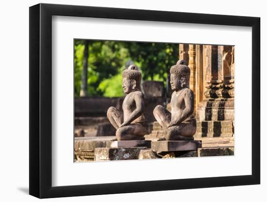 Banteay Srei Temple in Angkor-Michael Nolan-Framed Photographic Print