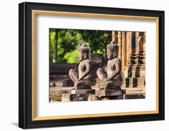 Banteay Srei Temple in Angkor-Michael Nolan-Framed Photographic Print