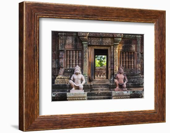 Banteay Srei Temple in Angkor-Michael Nolan-Framed Photographic Print