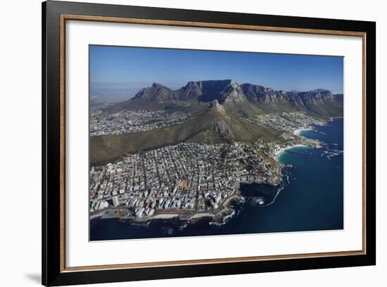 Bantry Bay, Clifton Beach, Lion's Head, Cape Town, South Africa-David Wall-Framed Photographic Print