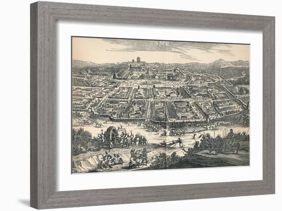 'Banza Lovangri, The Capital of the Former Kingdom of Lovango', c1670, (1903)-Unknown-Framed Giclee Print