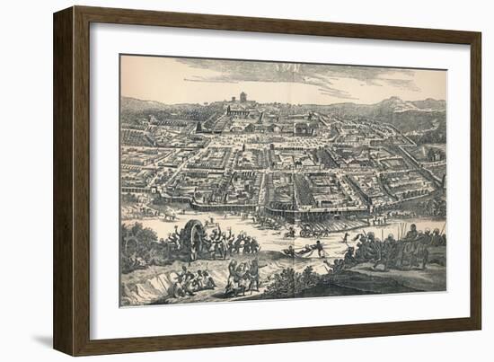 'Banza Lovangri, The Capital of the Former Kingdom of Lovango', c1670, (1903)-Unknown-Framed Giclee Print