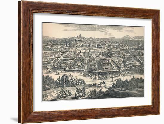 'Banza Lovangri, The Capital of the Former Kingdom of Lovango', c1670, (1903)-Unknown-Framed Giclee Print