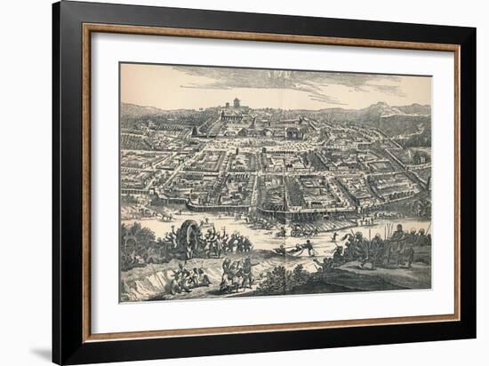 'Banza Lovangri, The Capital of the Former Kingdom of Lovango', c1670, (1903)-Unknown-Framed Giclee Print