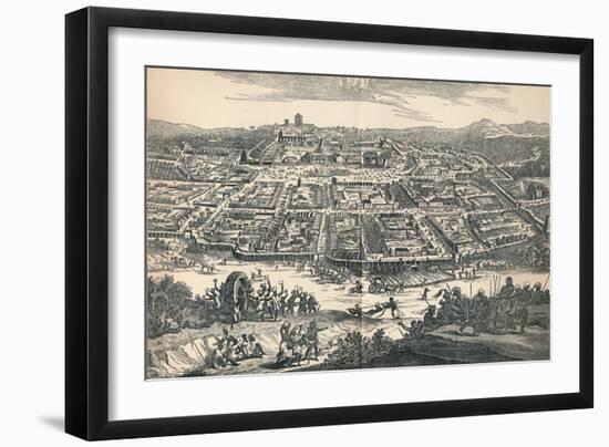 'Banza Lovangri, The Capital of the Former Kingdom of Lovango', c1670, (1903)-Unknown-Framed Giclee Print