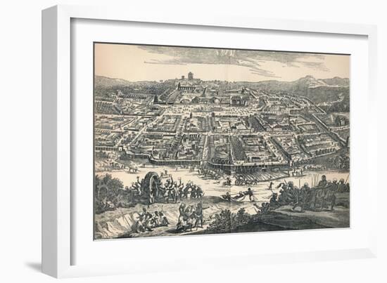 'Banza Lovangri, The Capital of the Former Kingdom of Lovango', c1670, (1903)-Unknown-Framed Giclee Print