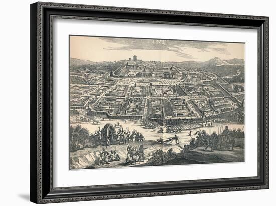 'Banza Lovangri, The Capital of the Former Kingdom of Lovango', c1670, (1903)-Unknown-Framed Giclee Print