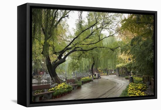 Baotu Spring Park, Jinan, Shandong province, China, Asia-Michael Snell-Framed Premier Image Canvas