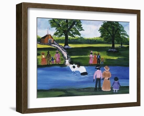 Baptism 3-Anna Belle Lee Washington-Framed Giclee Print