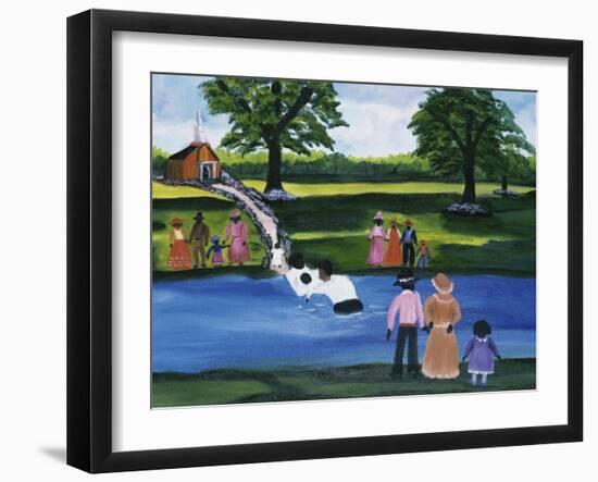 Baptism 3-Anna Belle Lee Washington-Framed Giclee Print