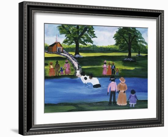 Baptism 3-Anna Belle Lee Washington-Framed Giclee Print