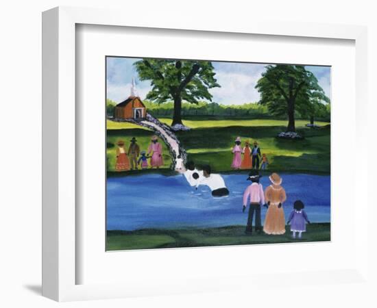 Baptism 3-Anna Belle Lee Washington-Framed Giclee Print