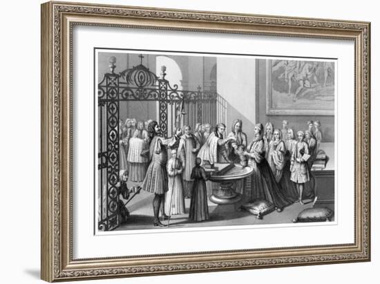 Baptism According to the Church of Rome-Andrew Thomas-Framed Giclee Print