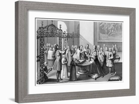 Baptism According to the Church of Rome-Andrew Thomas-Framed Giclee Print