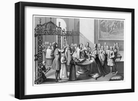 Baptism According to the Church of Rome-Andrew Thomas-Framed Giclee Print