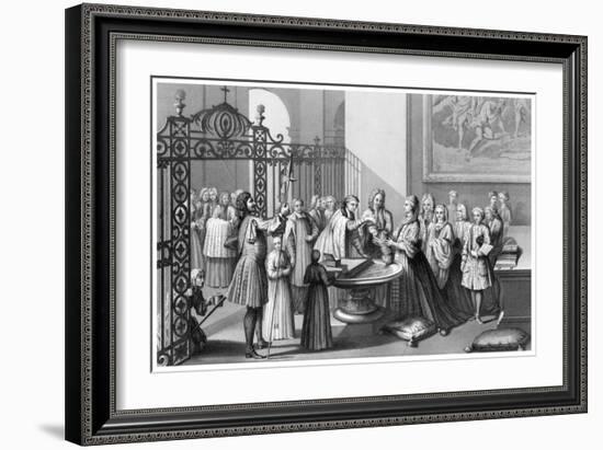 Baptism According to the Church of Rome-Andrew Thomas-Framed Giclee Print