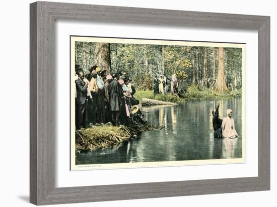 Baptism in the Lake-null-Framed Art Print