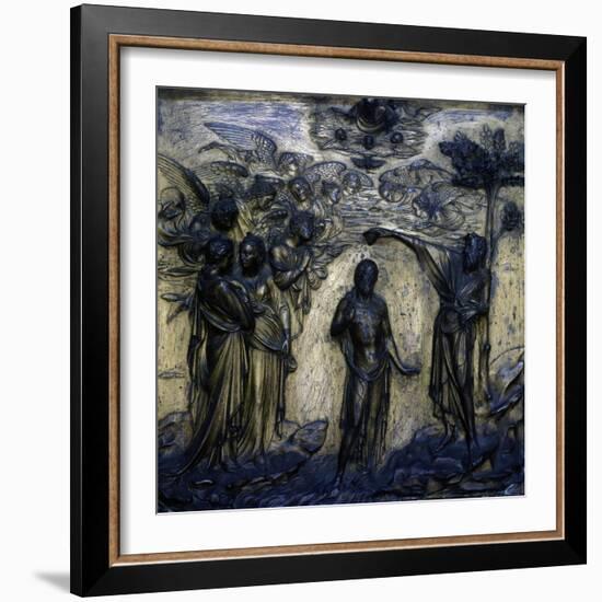 Baptism of Christ, 1417-1427-Lorenzo Ghiberti-Framed Giclee Print