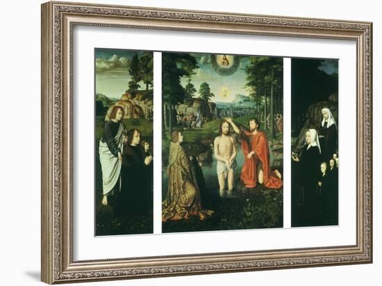 Baptism of Christ, 1505-Gerard David-Framed Giclee Print