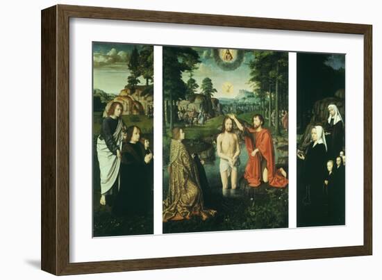 Baptism of Christ, 1505-Gerard David-Framed Giclee Print