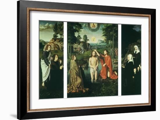 Baptism of Christ, 1505-Gerard David-Framed Giclee Print