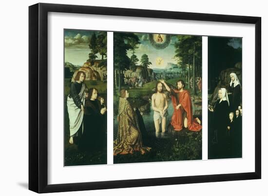 Baptism of Christ, 1505-Gerard David-Framed Giclee Print