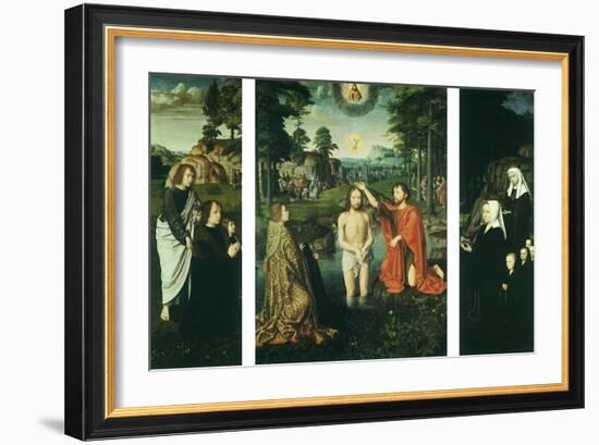 Baptism of Christ, 1505-Gerard David-Framed Giclee Print