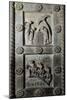 Baptism of Christ and Ride of Magi with Original Sin, Bronze Panels from St Ranieri's Door, Ca 1180-Bonanno Pisano-Mounted Giclee Print