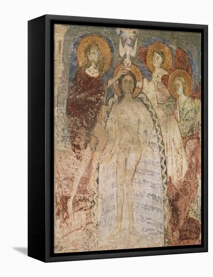 Baptism of Christ, Angels and Saints, Hocheppan Chapel, Eppan Der Weinstrasse, Trentino- Alto Adige-null-Framed Premier Image Canvas