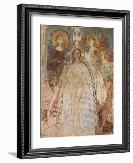 Baptism of Christ, Angels and Saints, Hocheppan Chapel, Eppan Der Weinstrasse, Trentino- Alto Adige-null-Framed Giclee Print