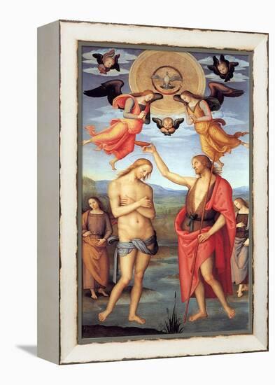 Baptism of Christ, C. 1512-Perugino-Framed Premier Image Canvas