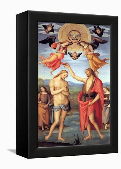 Baptism of Christ, C. 1512-Perugino-Framed Premier Image Canvas