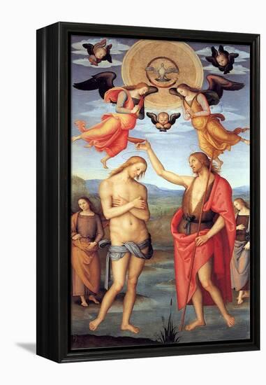 Baptism of Christ, C. 1512-Perugino-Framed Premier Image Canvas