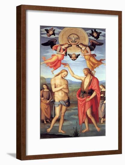 Baptism of Christ, C. 1512-Perugino-Framed Giclee Print