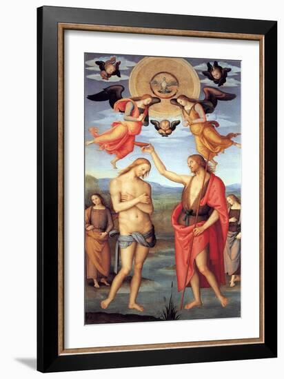 Baptism of Christ, C. 1512-Perugino-Framed Giclee Print