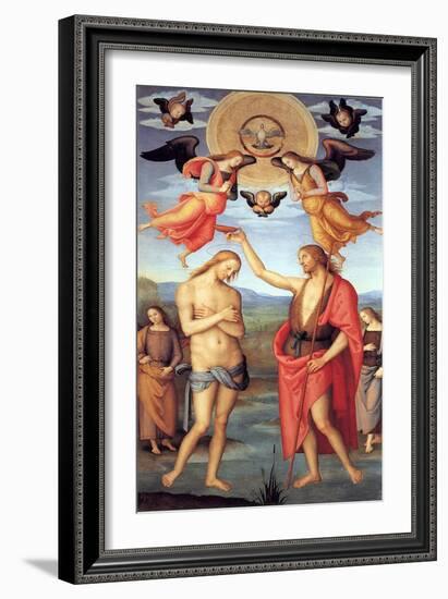 Baptism of Christ, C. 1512-Perugino-Framed Giclee Print