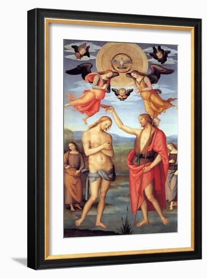 Baptism of Christ, C. 1512-Perugino-Framed Giclee Print