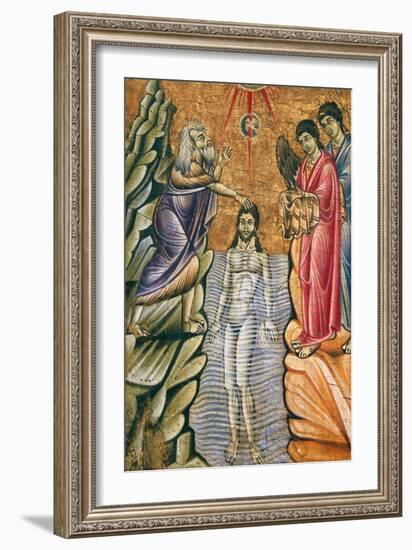 Baptism of Christ, Late 1200-null-Framed Giclee Print